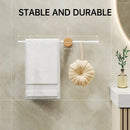 Minimalist Adjustable No-Drill Extendable Towel Rail for Bathroom Home Organizer - 60cm