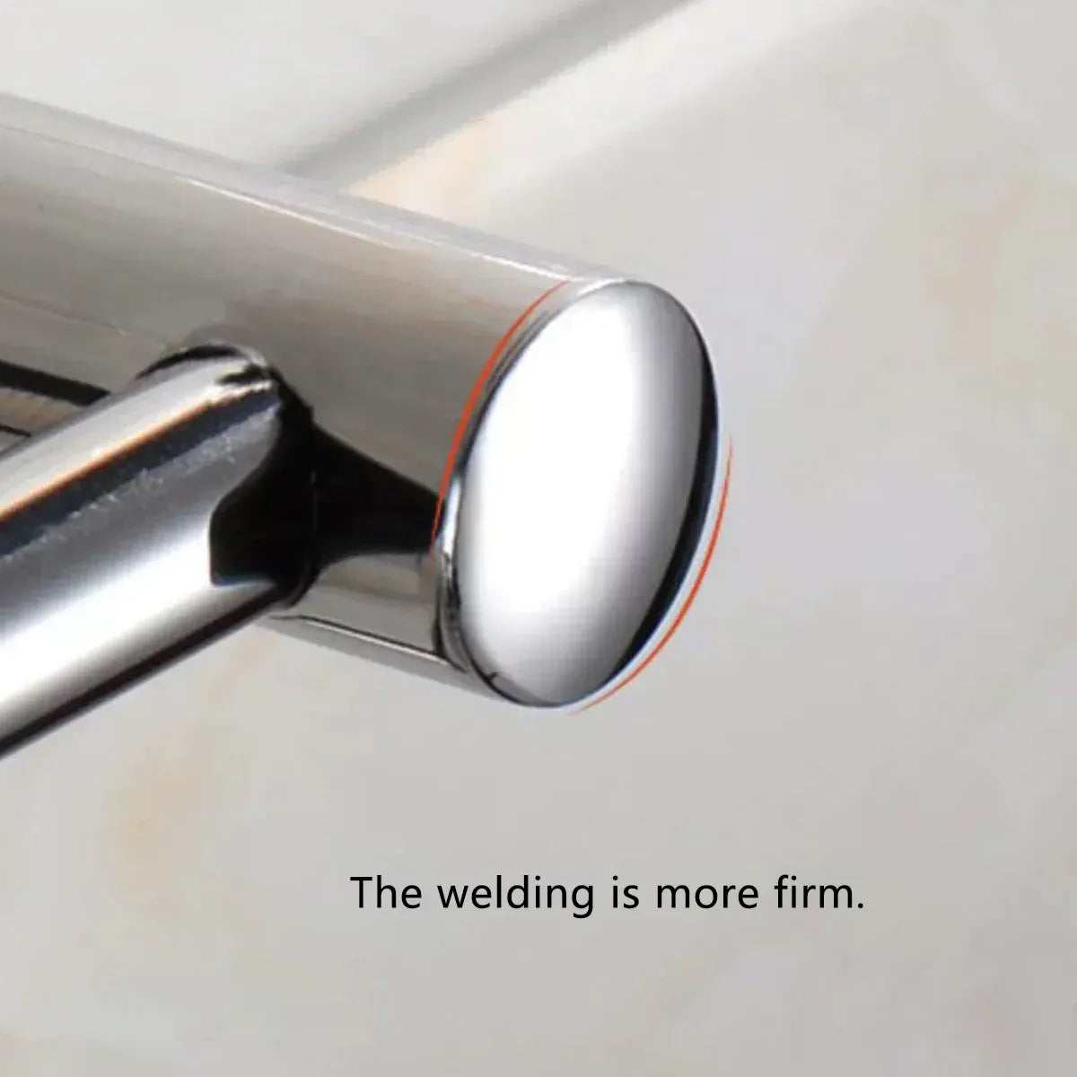Towel Rack Bathroom Hotel Rail Holder Stainless Steel Wall Mounted Storage Shelf
