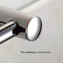 Towel Rack Bathroom Hotel Rail Holder Stainless Steel Wall Mounted Storage Shelf