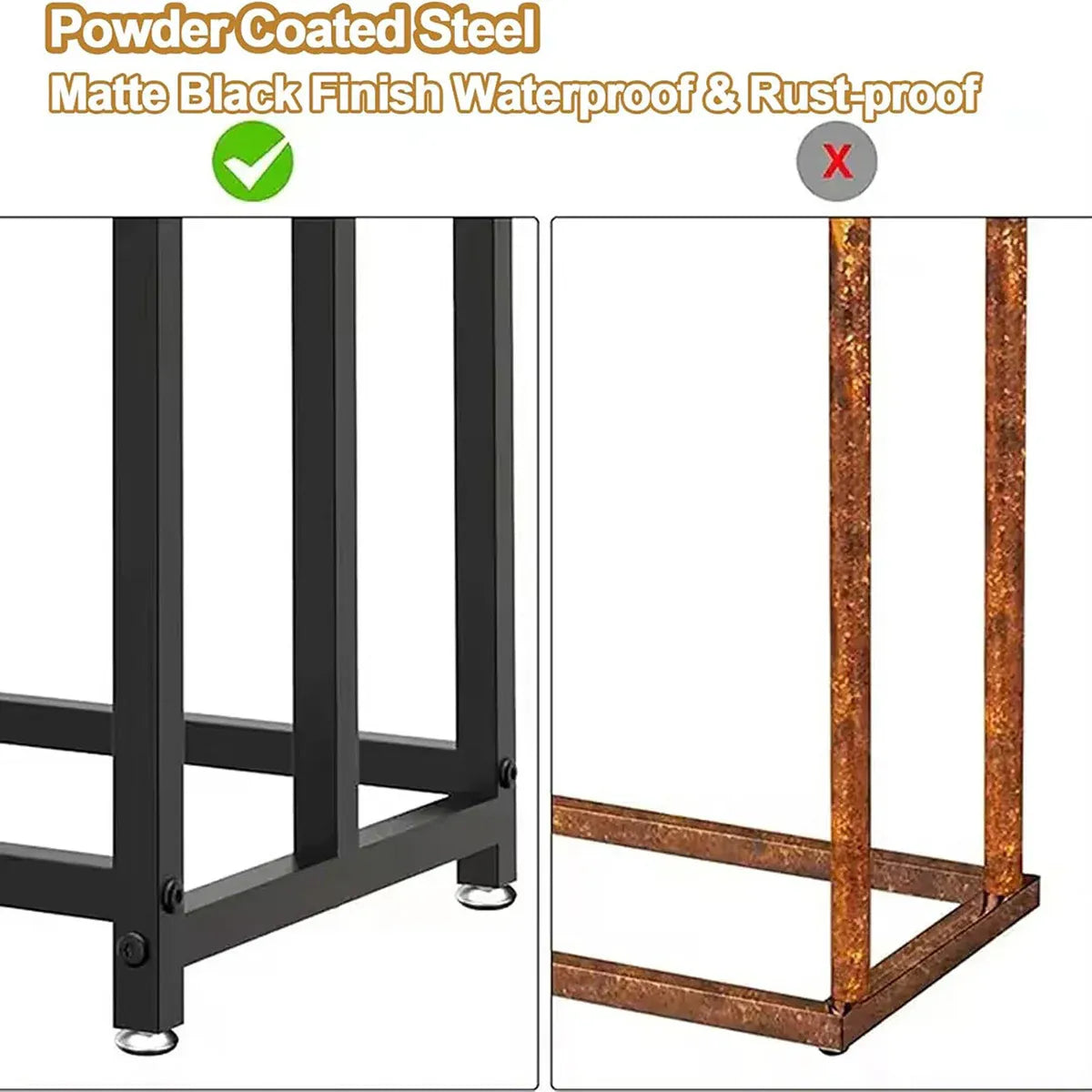 3 Bar Metal Floor-Standing Towel Rack 80x32.5x90cm Durable for Bathroom Bedroom