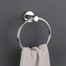 Bathroom Towel Rack Wall Mounted Towel Ring Black Toilet Paper Holder Shelf - Gold