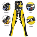Automatic Wire Cutter Stripper Pliers Electrical Cable Crimper Terminal Tool Au - Yellow