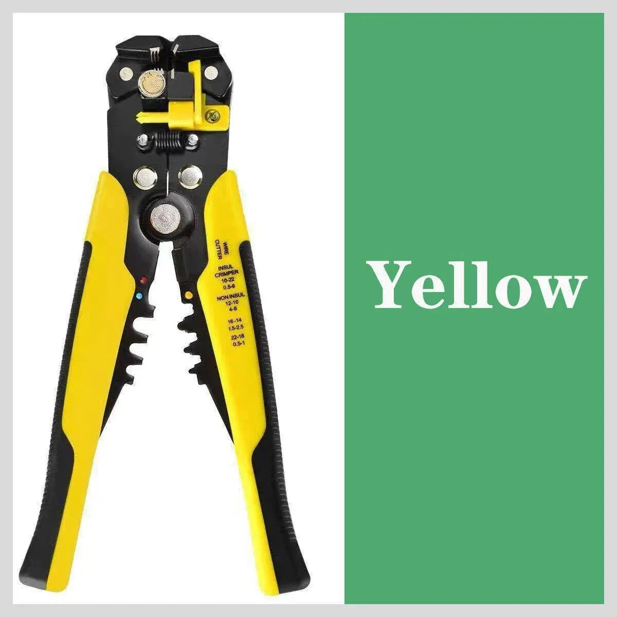 Automatic Wire Cutter Stripper Pliers Electrical Cable Crimper Terminal Tool Au - Orange
