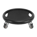 Quiet Abdominal Exercise Plate with Castor Non Slip Surface Home Gym Fitness