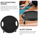 Quiet Abdominal Exercise Plate with Castor Non Slip Surface Home Gym Fitness