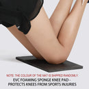 Quiet Abdominal Exercise Plate with Castor Non Slip Surface Home Gym Fitness