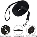 50Ft/15M Long Dog Lead Pet Puppy Leash Training Obedience Recall Walk Tracking - Black
