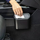 Car Wastebasket Door Mounted Multifunctional Storage Box Trash Bin Organizer - Pink