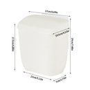 Wall Hanging Dustbin With Cover For Toilet Kitchen Hole Free Space Saving Bin