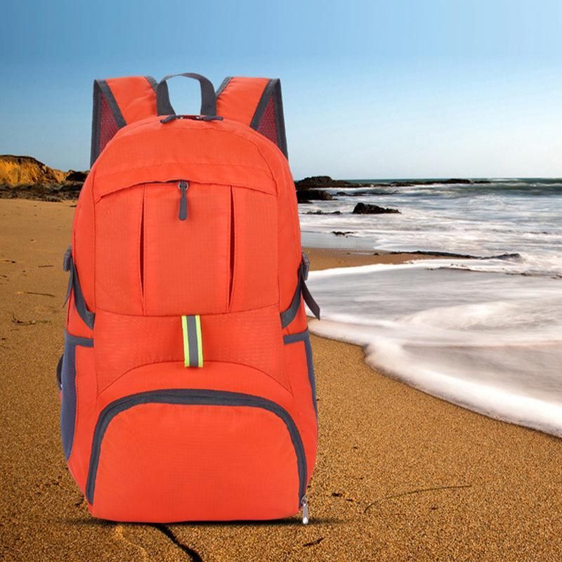 35L Light Foldable Outdoor Sports Backpack Camping Hiking Travel Bag - Black