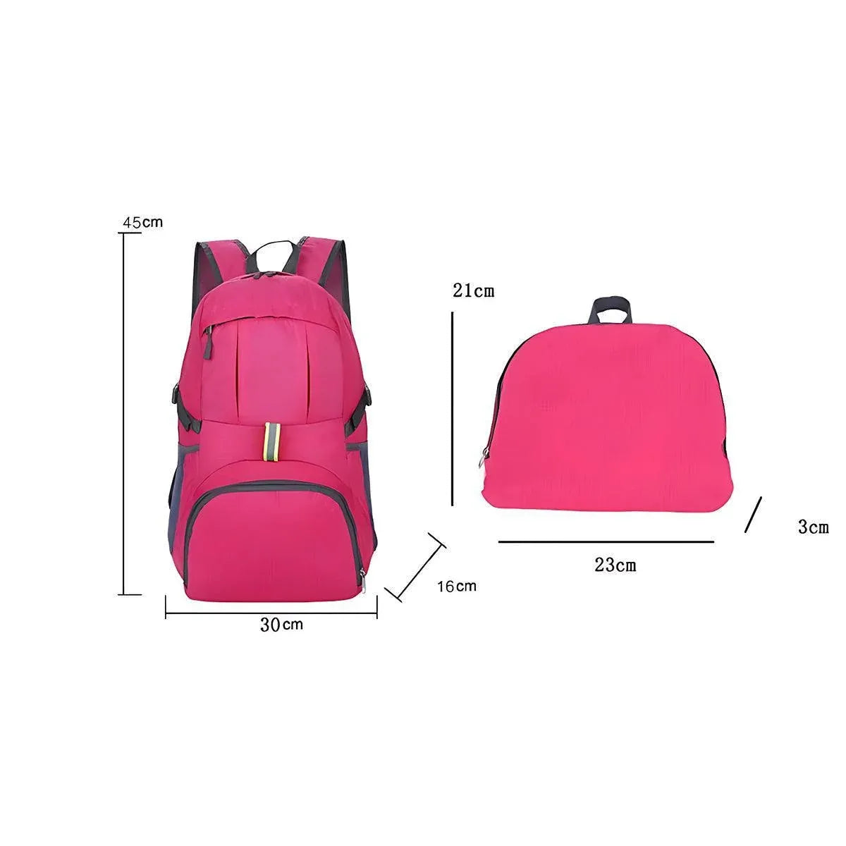 35L Light Foldable Outdoor Sports Backpack Camping Hiking Travel Bag - Blue