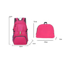 35L Light Foldable Outdoor Sports Backpack Camping Hiking Travel Bag - Blue