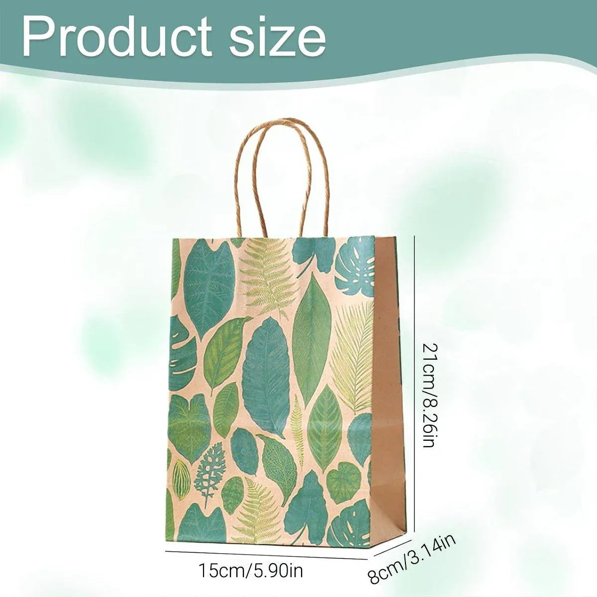 32Pcs Party Paper Bags Tote Bags Printed Gift Bags for Shopping Packaging Use