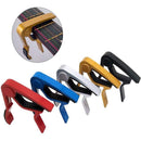 Premium Alloy Capo Quick Change Trigger Clamp For Guitar Banjo Ukulele Mandolin - Yellow