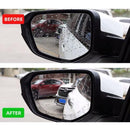 2Pcs Fog Anti-Glare Car Rearview Mirror Trim Film Cover Rainproof Accessories Au