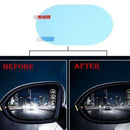 2Pcs Fog Anti-Glare Car Rearview Mirror Trim Film Cover Rainproof Accessories Au