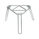 Folding Tripod Camping Stove Rack Triangle Pot Stand Outdoor Cooker Use