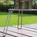 Folding Tripod Camping Stove Rack Triangle Pot Stand Outdoor Cooker Use
