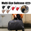 Wheeled Travel Duffle Trolley Bag Carry On Rolling Luggage Suitcase Tote Durable - Black-24in