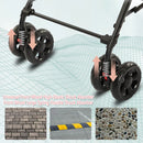 3 in 1 Portable Folding Pet Stroller Outdoor Travel Double Deck Cat Dog Carrier