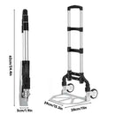 Folding Hand Trolley Cart Heavy Duty Utility Truck Portable Pull Wagon Trailer