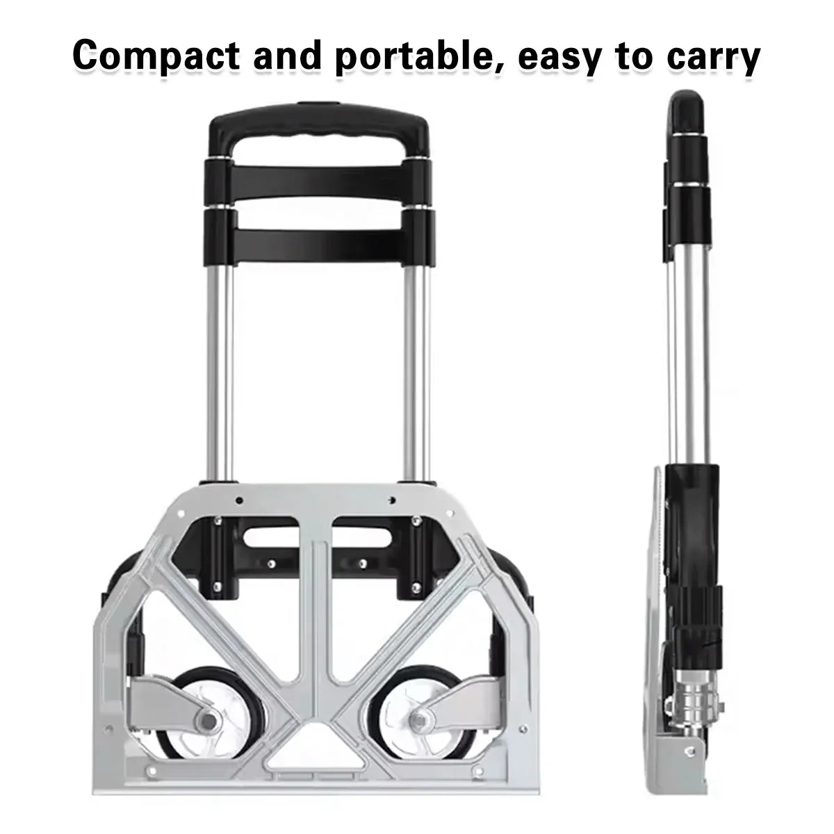 Folding Hand Trolley Cart Heavy Duty Utility Truck Portable Pull Wagon Trailer