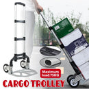 Folding Hand Trolley Cart Heavy Duty Utility Truck Portable Pull Wagon Trailer