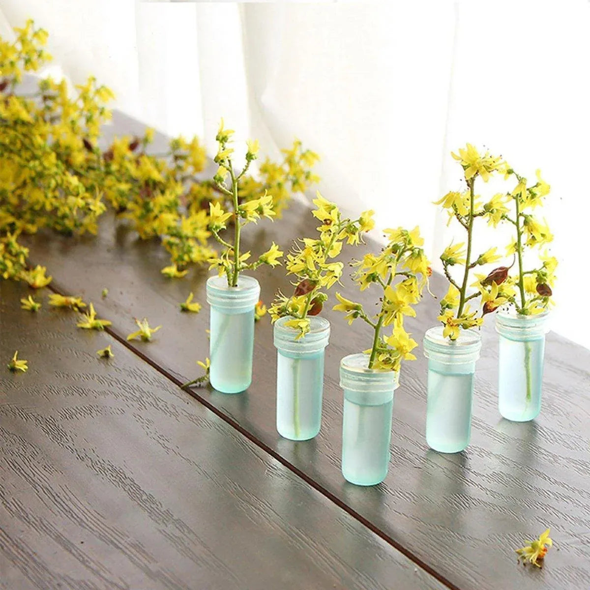 100/200PCS Flower Fresh Keeping Tube Floral Bouquet Nutrition Water Care Supply - 1.8*4cm - Green 200PCS