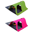 Felt Cat Tunnel Play Passage For Cats Interactive Fun Hideaway For Pets Indoor - Green