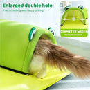 Washable Cat Tunnel Nest Corner Passage Cat House Easy Clean Pet Furniture - Brown-L