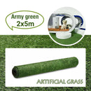Artificial Grass Turf Roll 2m x 5m (10sqm), 15mm Pile, Green, 1 Roll