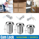1/5/10pcs File Cabinet Drawer Milk Box Swivel Lock Small Round Security Lock - 20mm-10PCS