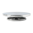 Ceramic Manual Turntable Aluminium Alloy Revolving Stand Double-Sided