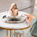 Ceramic Manual Turntable Aluminium Alloy Revolving Stand Double-Sided