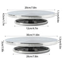 Ceramic Manual Turntable Aluminium Alloy Revolving Stand Double-Sided