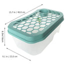 Open Turtle Tank Sun Basking Platform Plastic Reptile Habitat Aquarium Large - Pink