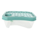 Open Turtle Tank Sun Basking Platform Plastic Reptile Habitat Aquarium Large - Pink