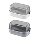Turtle Tank Home Reptile Habitat Turtle Feeding Box Aquarium Portable Container - White