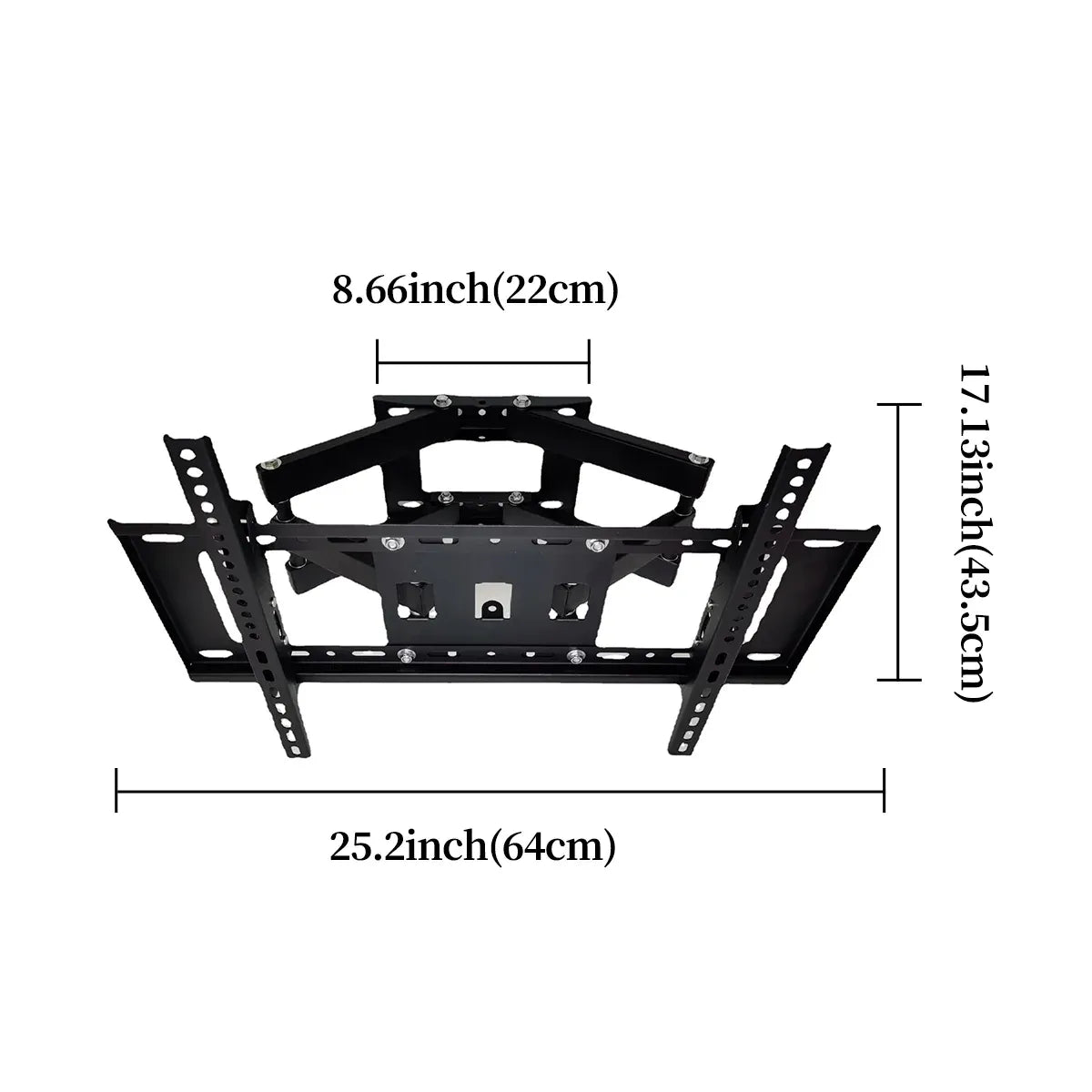 TV Wall Mount Monitor Rotating Bracket Adjustable Screen Holder Stand for Home