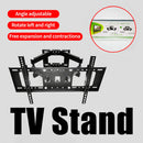 TV Wall Mount Monitor Rotating Bracket Adjustable Screen Holder Stand for Home