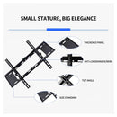 TV Wall Mount Monitor Rotating Bracket Adjustable Screen Holder Stand for Home