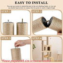 2pcs Sisal Cat Scratching Post Climbing Frame Replacement Pole for Cats Activity - 20cm
