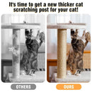 2pcs Sisal Cat Scratching Post Climbing Frame Replacement Pole for Cats Activity - 20cm