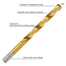 99X HSS Titanium Drill Bit Tool Set 1.5-8mm Twist Drill For Wood Metal Grooving