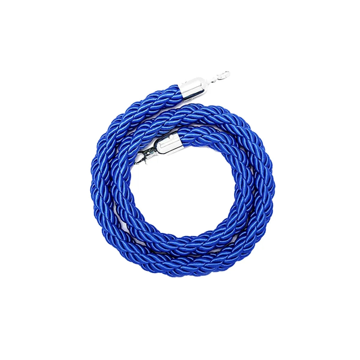 Barrier Warning Line 15M Welcome Pole Isolation Railing Guardrail Expandable - Blue