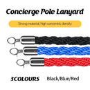 Barrier Warning Line 15M Welcome Pole Isolation Railing Guardrail Expandable - Red