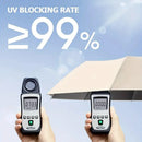 Automatic Folding UV Protection Umbrella Unisex Dual Purpose Rain Sun Umbrella - Blue