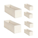 6pcs Foldable Socks Underwear Storage Basket Portable Drawer Organizer Box