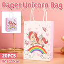 20PCS Unicorn Treat Paper Bags Candy Favour Boxes for Birthday Party 8x14cm