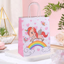 20PCS Unicorn Treat Paper Bags Candy Favour Boxes for Birthday Party 8x14cm